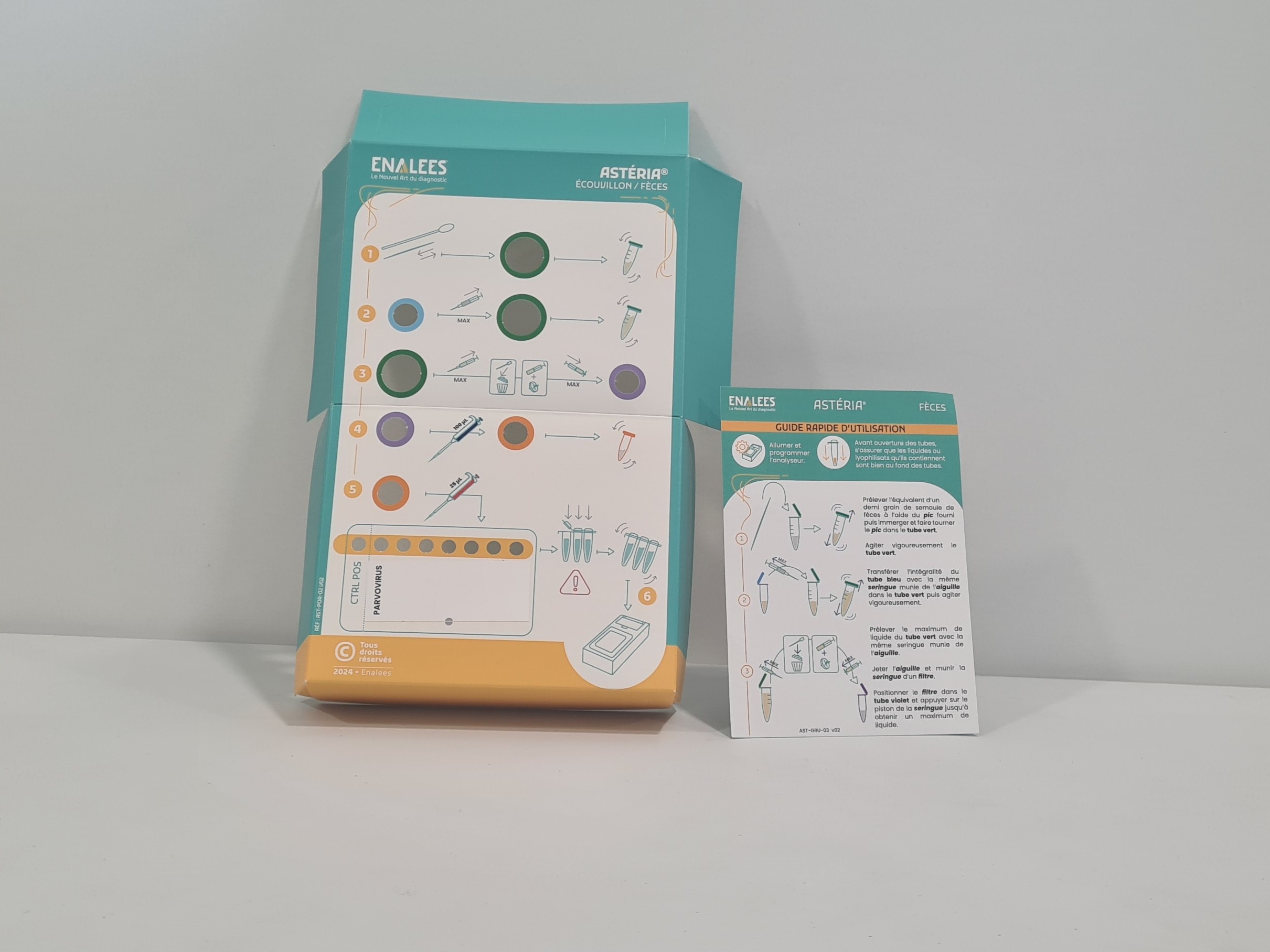 Astéria Parvovirus Feces