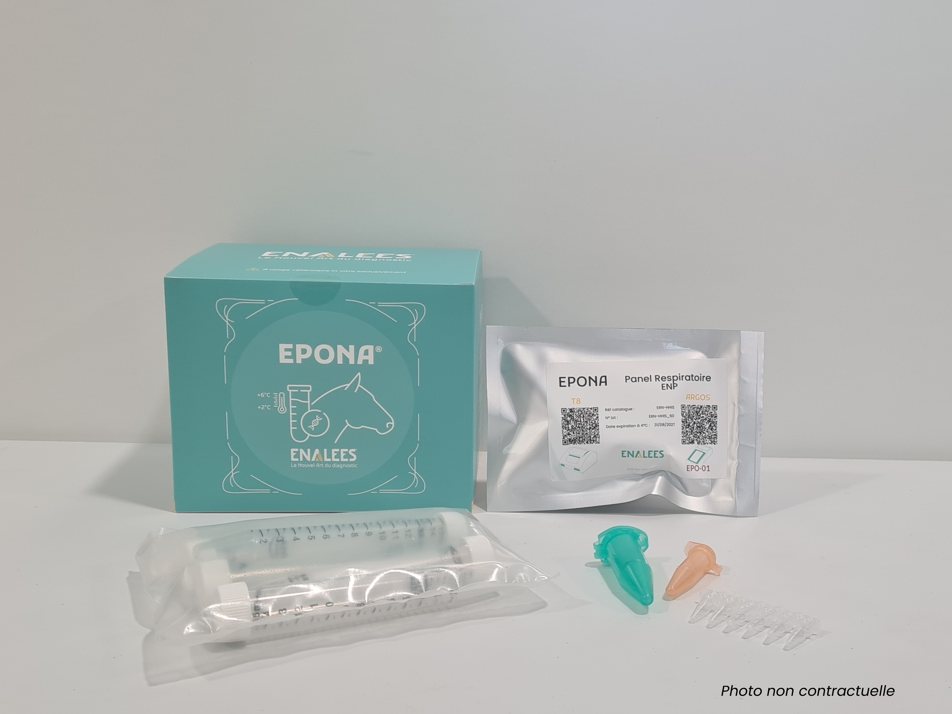 Epona EHV-1, EHV-2, EHV-4, EHV-5, EIV, Streptococcus equi, Streptococcus zooepidemicus ENP